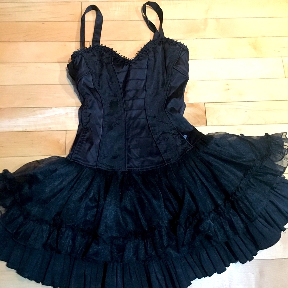 Tripp NYC Jacquard Corset Dress